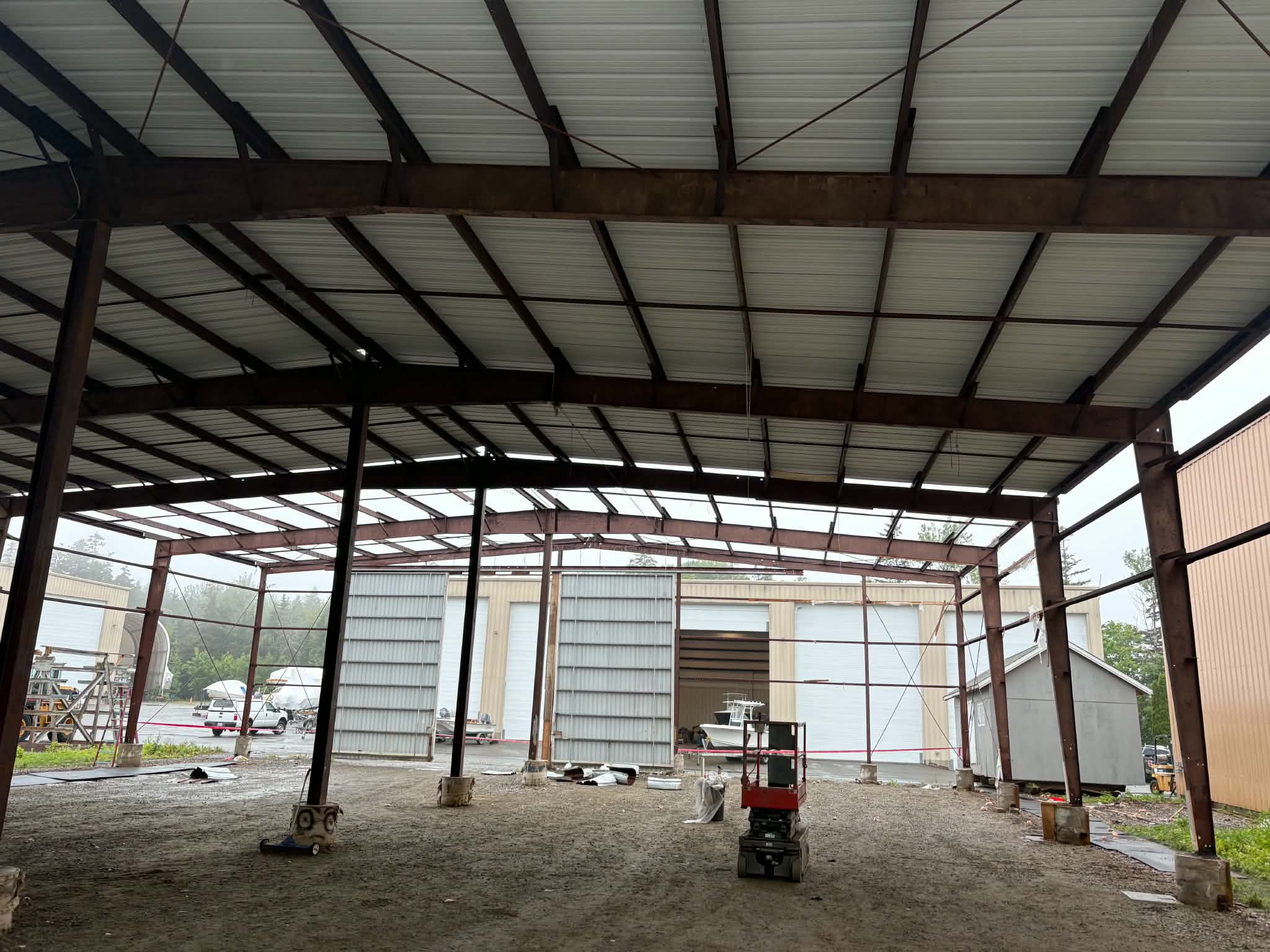 Steel Building Under Construction