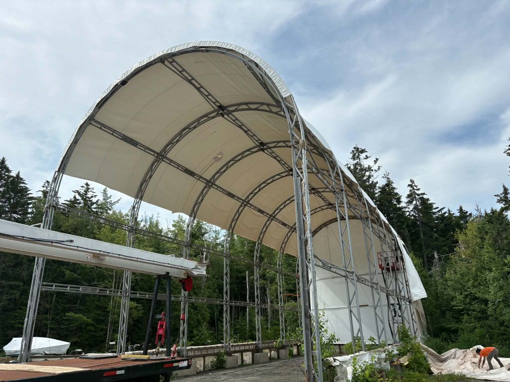 Arched Steel Building Frame