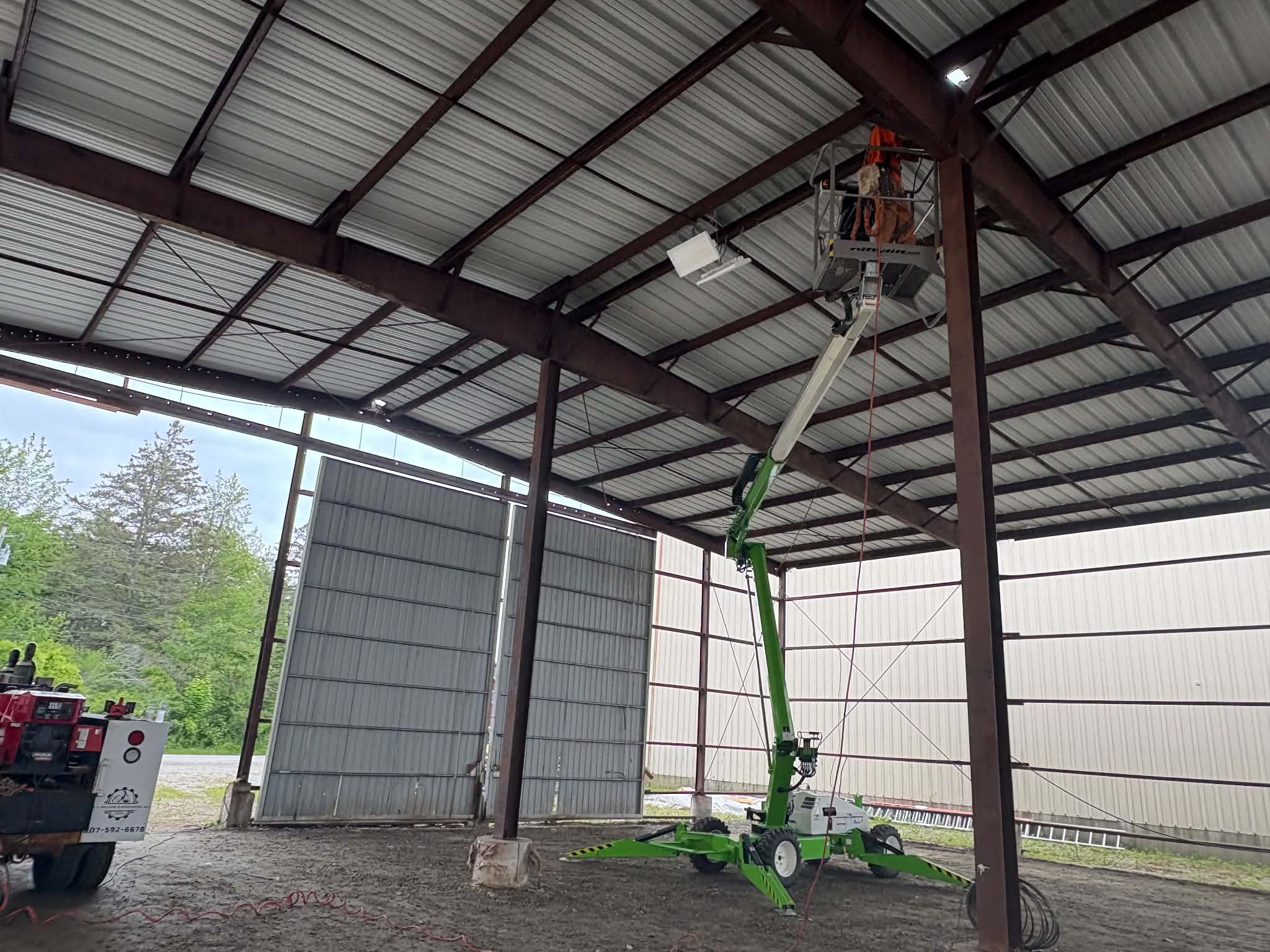Steel Building Interior Construction